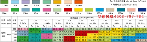 羅茨風機300口徑參數(shù).jpg